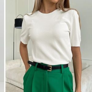 BNWT Commense knitted tee